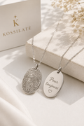 Collier empreinte texturé