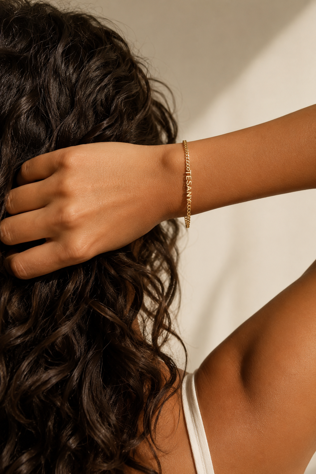 Bracelet cubain personnalisé
