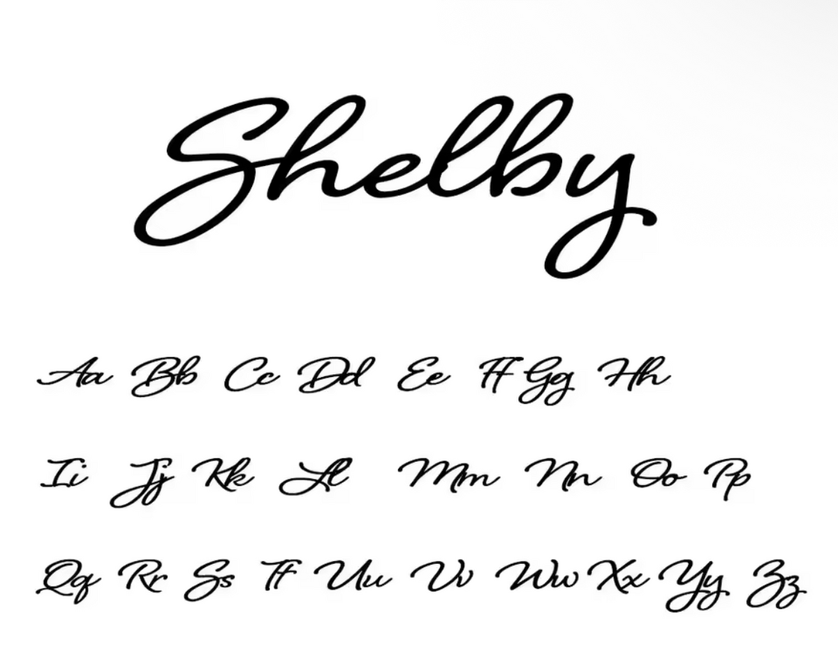 Collier personnalisé - cursive style