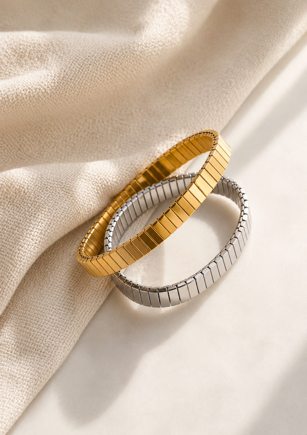 Bracelet homme à bandes verticales