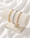 Bracelet unisexe demi-lune à graver