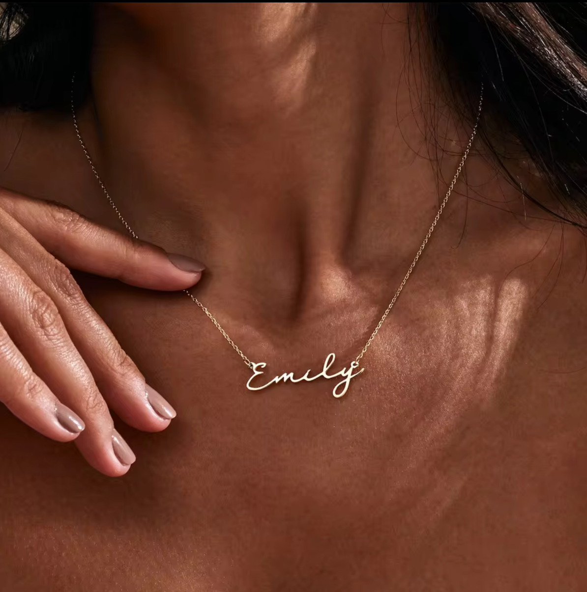 Collier personnalisé - cursive style
