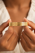 Lot de 3 bracelet en jonc fin