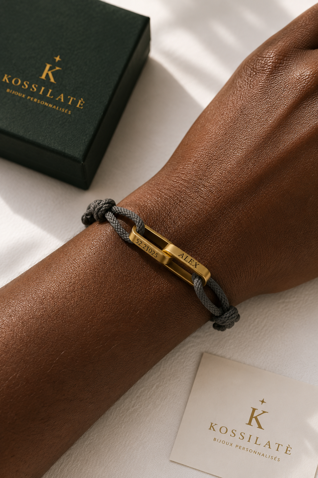 Bracelet homme  Fil du souvenir