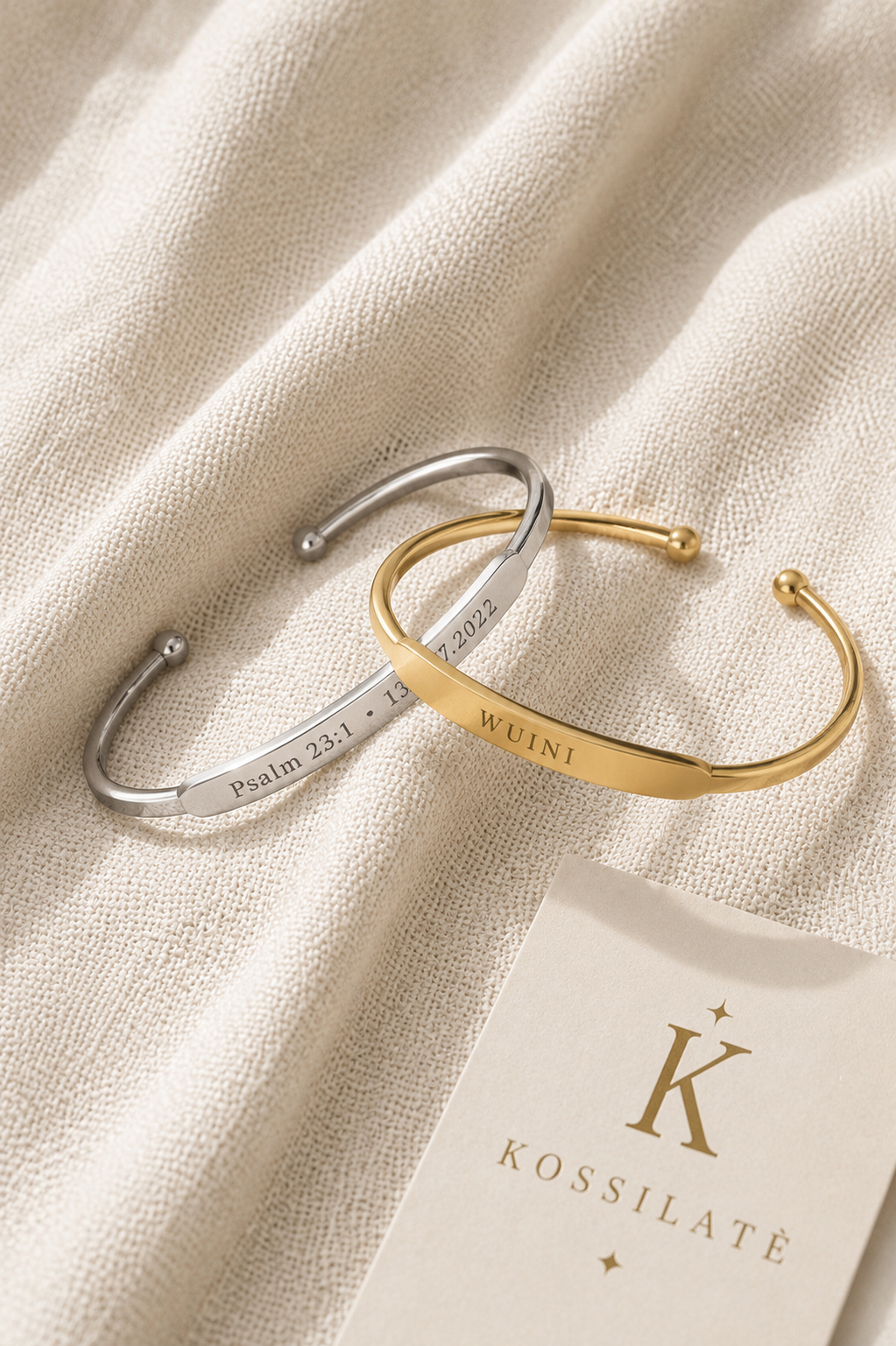 Bracelet mixte à graver